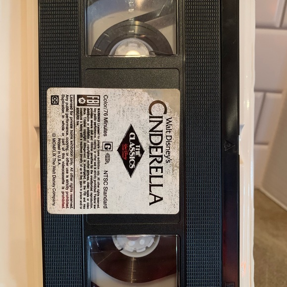 Vintage Walt Disneys Cinderella VHS - Picture 3 of 5